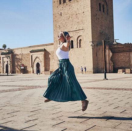 Séance photo Shooting Star à la Koutoubia de Marrakech