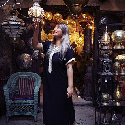 Séance photo Shooting Star dans le souk de Marrakech