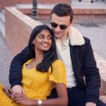 Sabine et son Mari pour des portraits dans la medina de Marrakech