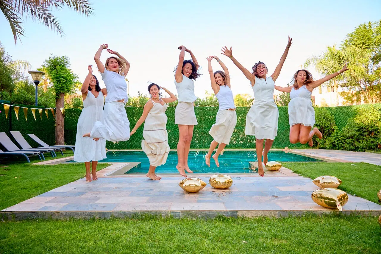 Séance photo privée entre amies à Marrakech
