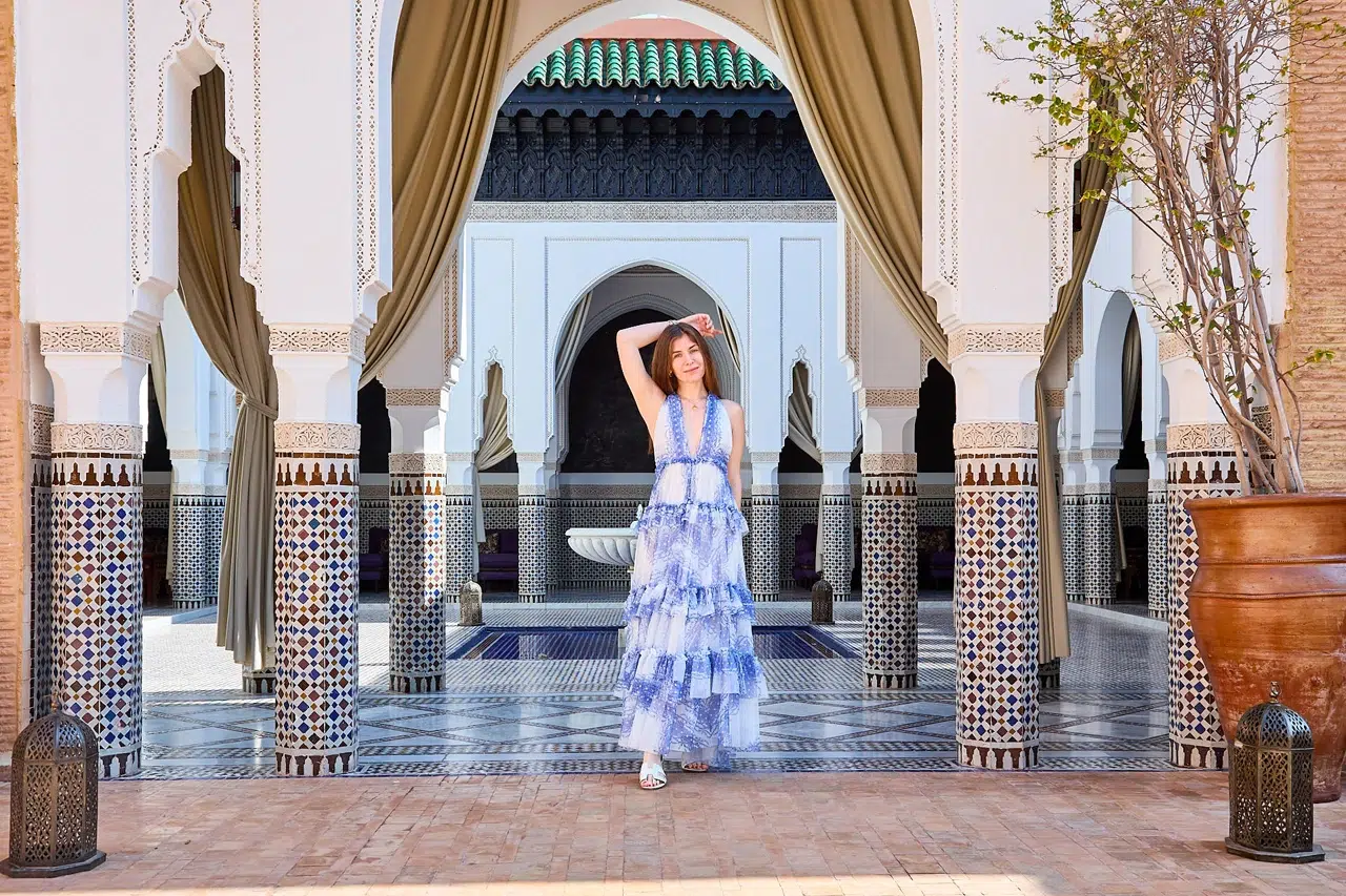 Shooting photo à la Mamounia de Marrakech